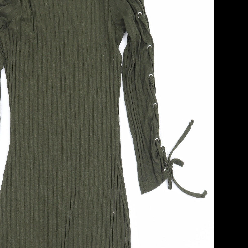 Primark Womens Green   A-Line  Size 6