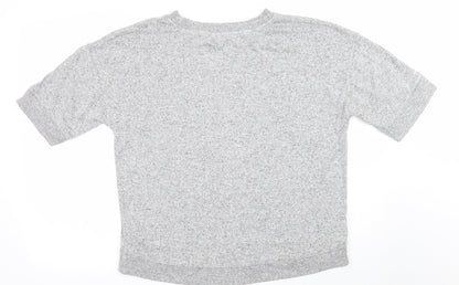 F&F Womens Grey   Basic T-Shirt Size 8