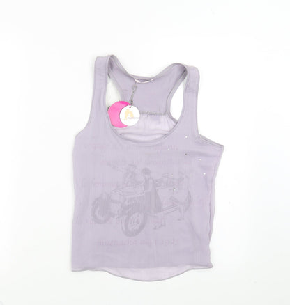 muchacha Womens Purple   Basic Blouse Size XL