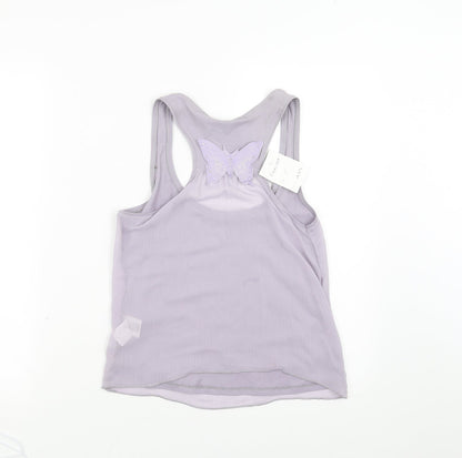 muchacha Womens Purple   Basic Blouse Size XL