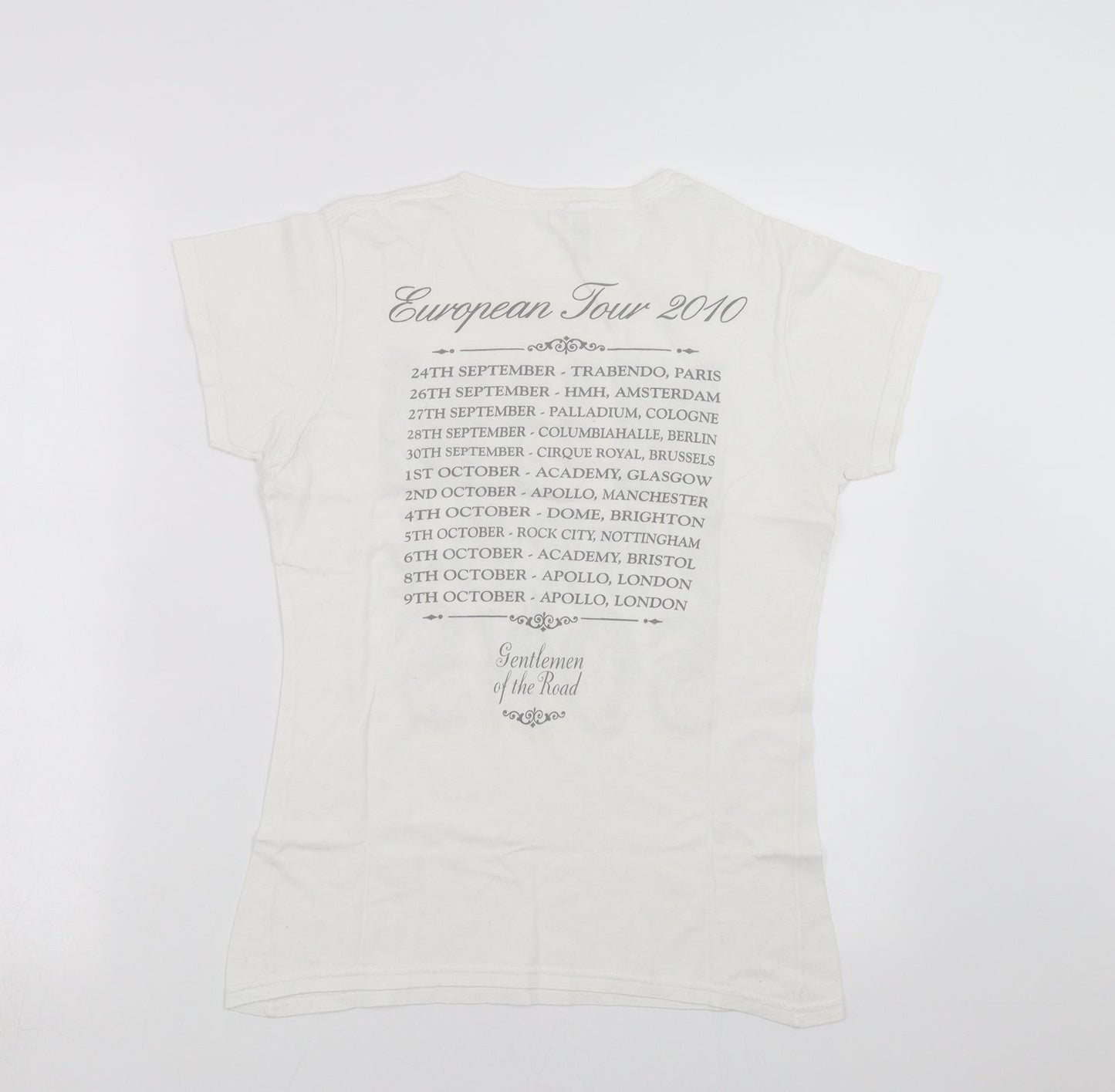 Womens UK Size M Gildan White Basic T-Shirt