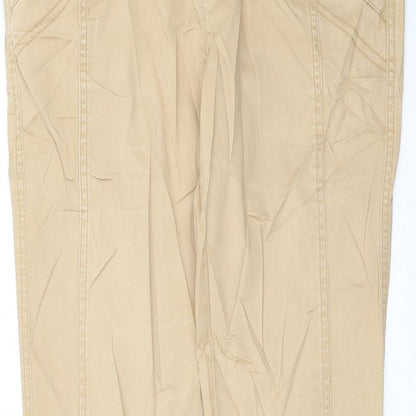 Miso Womens Beige   Trousers  Size 8 L30 in