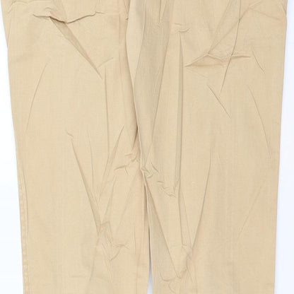 Miso Womens Beige   Trousers  Size 8 L30 in