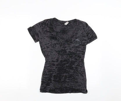 Womens UK Size M Next Level Black Basic T-Shirt