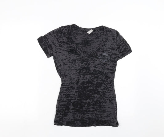 Womens UK Size M Next Level Black Basic T-Shirt