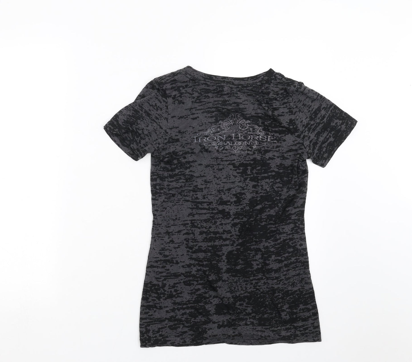 Womens UK Size M Next Level Black Basic T-Shirt