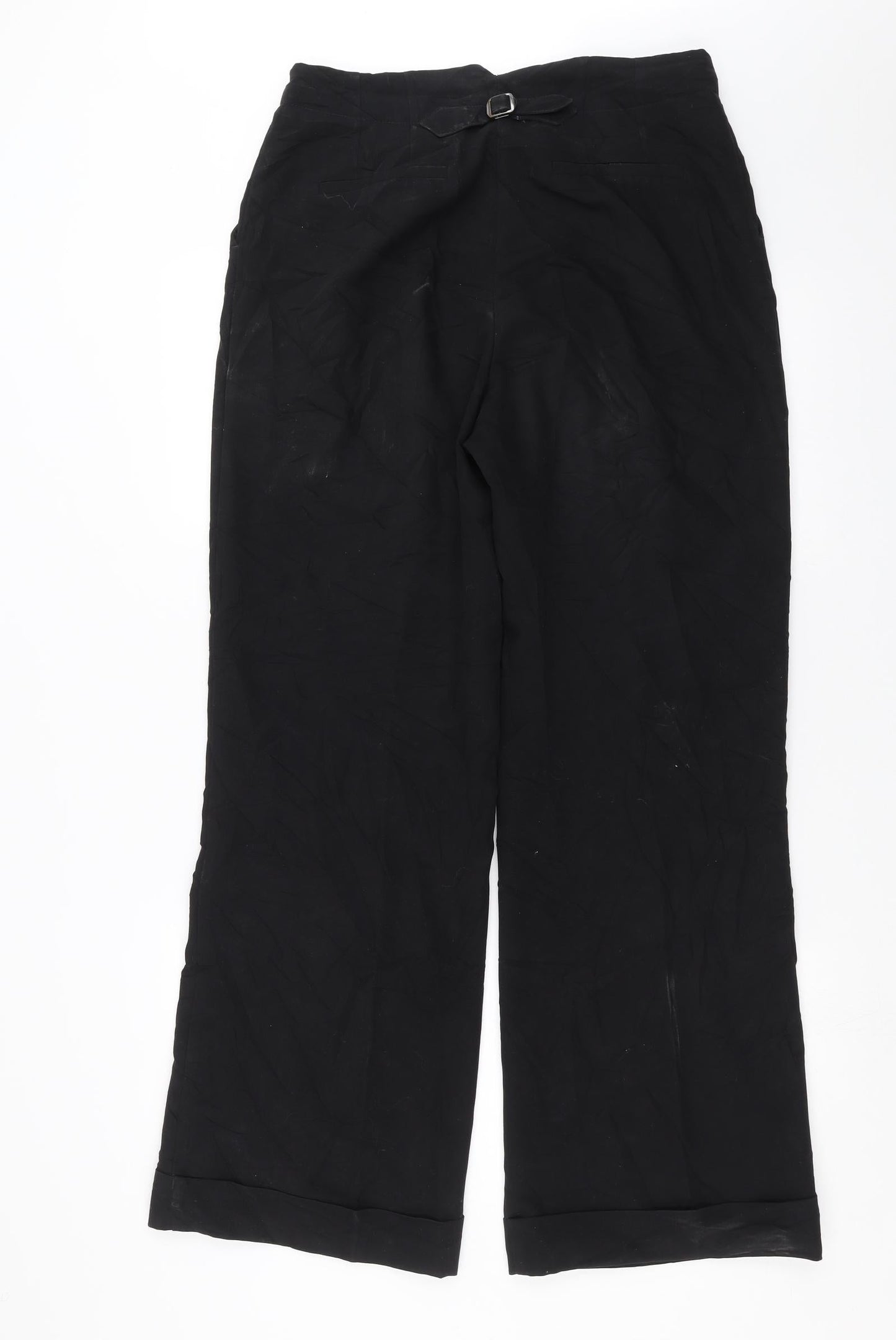 Womens UK Size 10 NEXT Regular Fit  Black Trousers