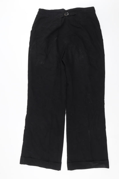 Womens UK Size 10 NEXT Regular Fit  Black Trousers