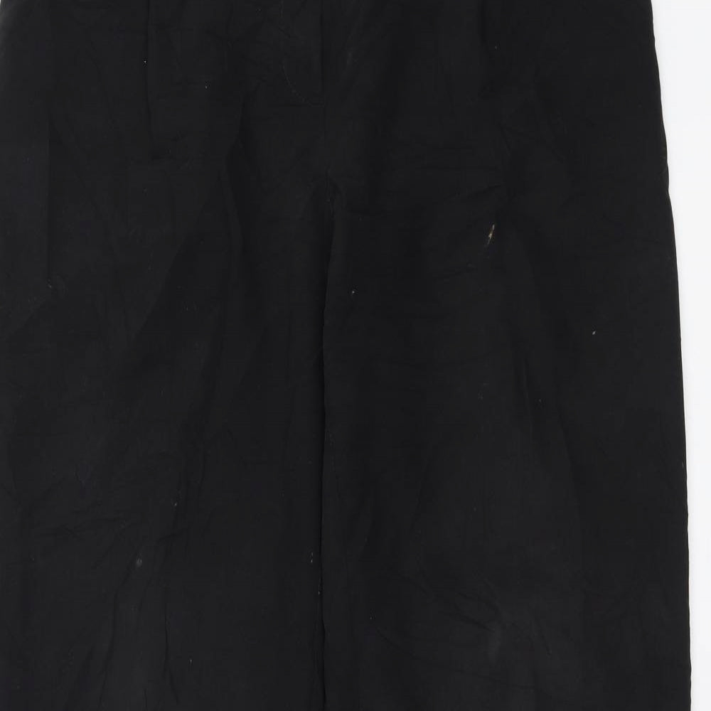 Womens UK Size 10 NEXT Regular Fit  Black Trousers