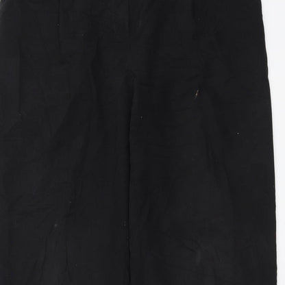 Womens UK Size 10 NEXT Regular Fit  Black Trousers