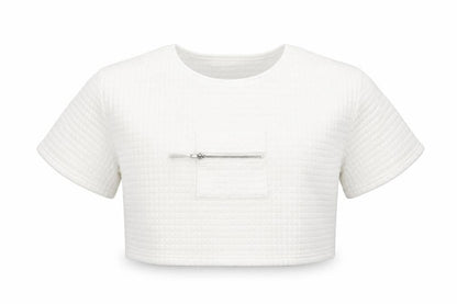 Womens UK Size S Preworn White Pullover Jumper