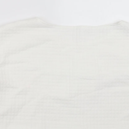 Womens UK Size S Preworn White Pullover Jumper