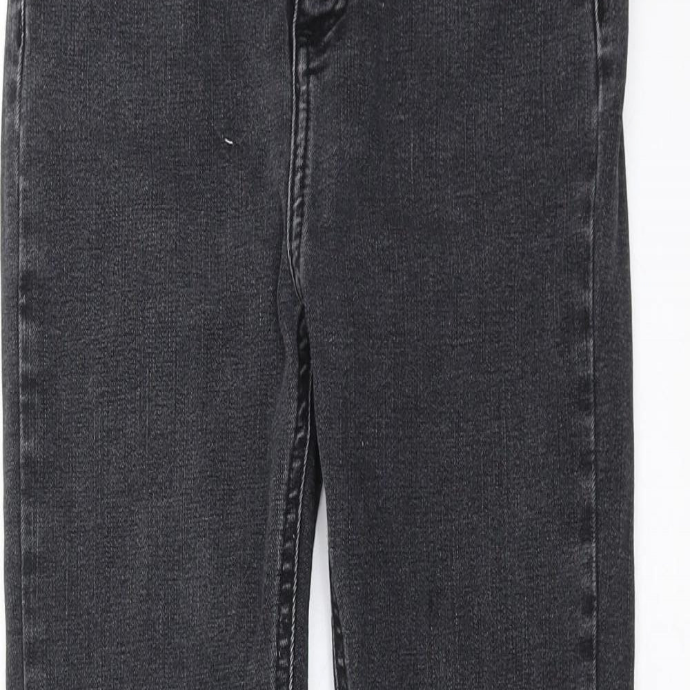 New Look Womens Grey  Denim Skinny Jeans Size 6 L25 in