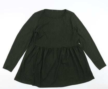 Dorothy Perkins Womens Green  Knit Pullover Jumper Size 14