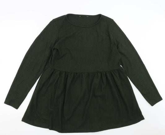 Dorothy Perkins Womens Green  Knit Pullover Jumper Size 14