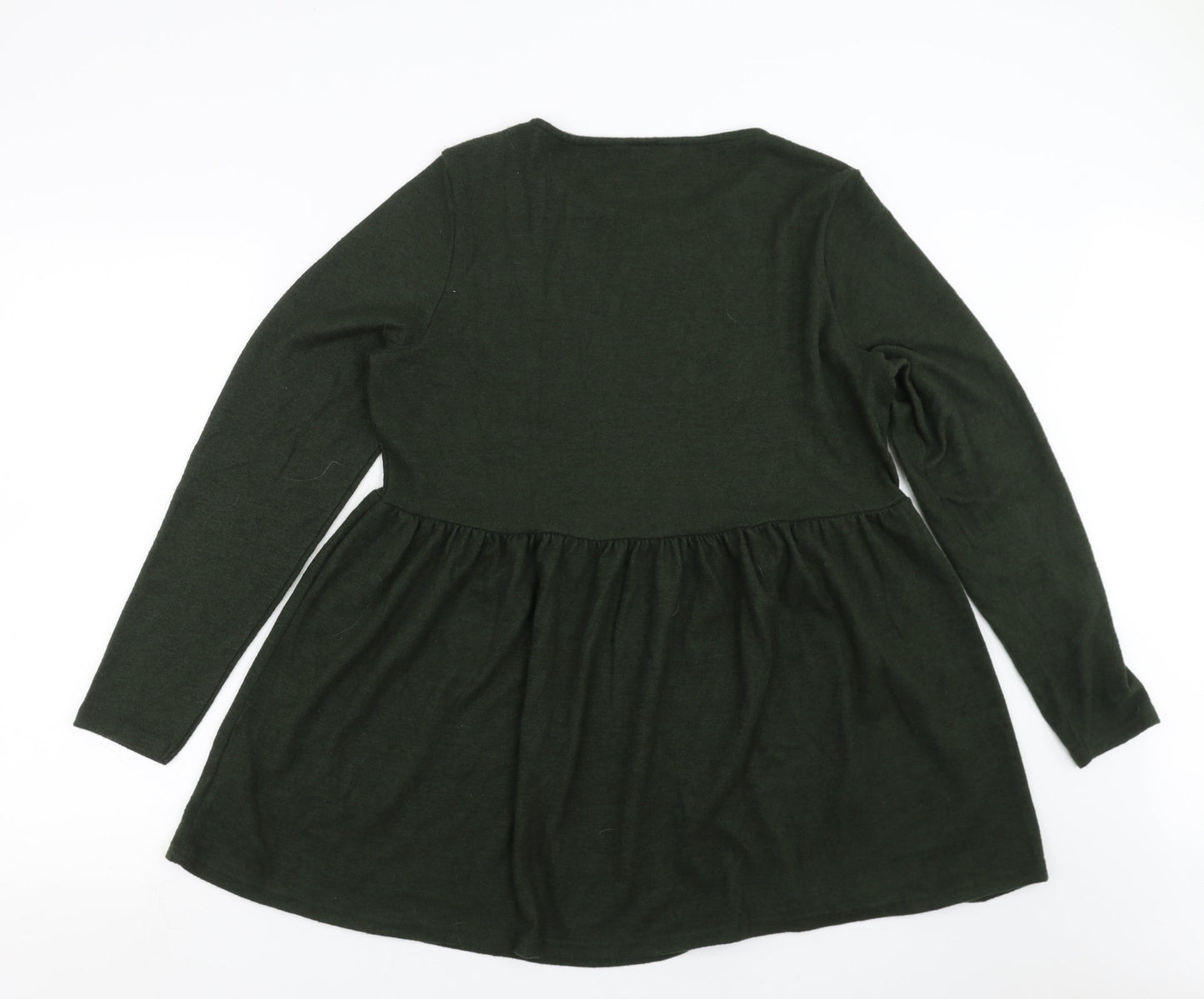 Dorothy Perkins Womens Green  Knit Pullover Jumper Size 14