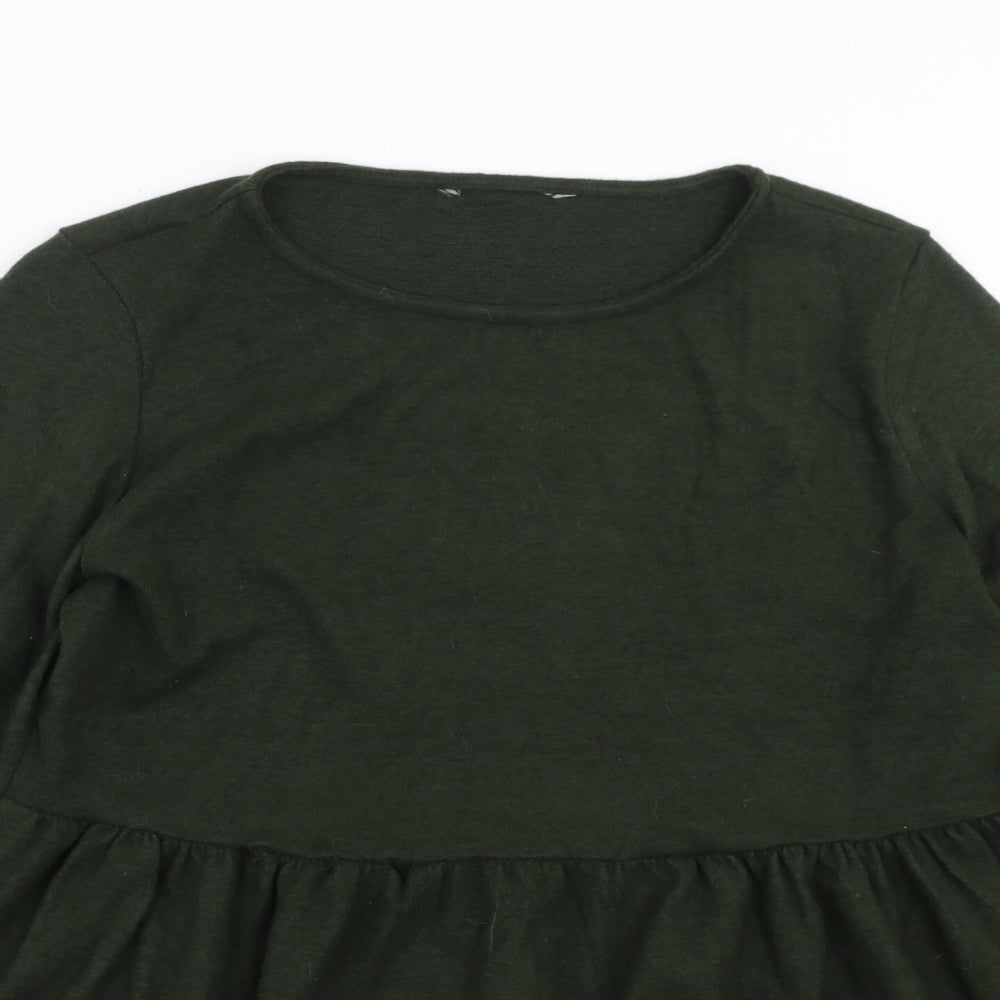 Dorothy Perkins Womens Green  Knit Pullover Jumper Size 14