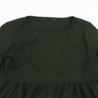Dorothy Perkins Womens Green  Knit Pullover Jumper Size 14