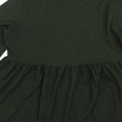 Dorothy Perkins Womens Green  Knit Pullover Jumper Size 14
