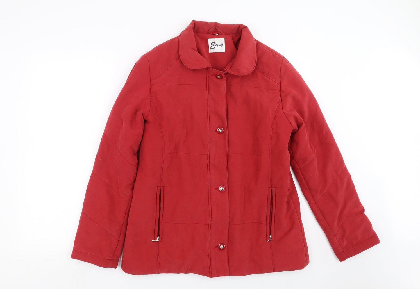 Womens UK Size M Eleganze Red Jacket