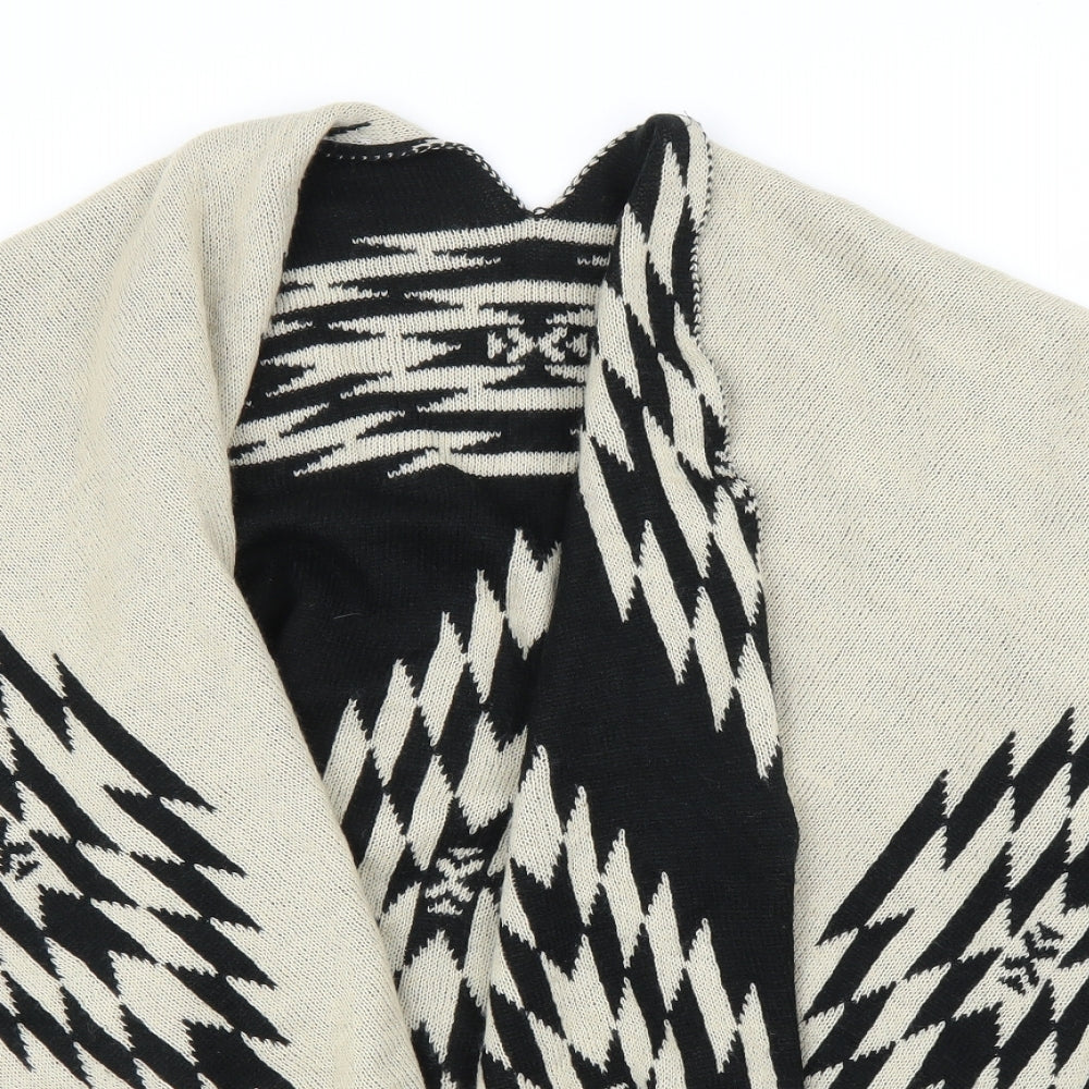 Womens UK Size One Size Preworn Beige Cape Jumper