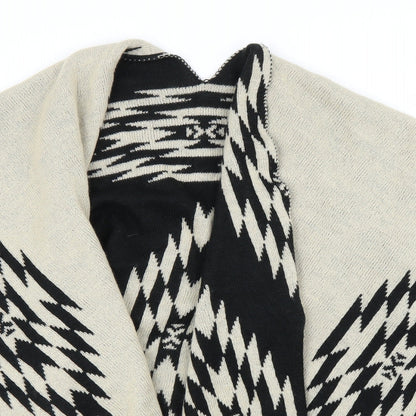 Womens UK Size One Size Preworn Beige Cape Jumper