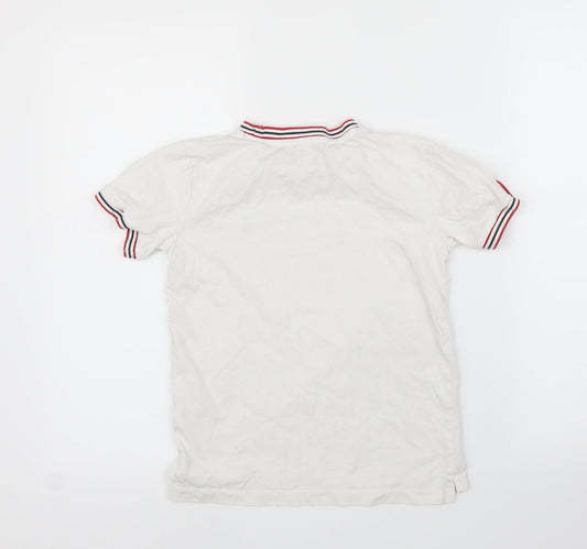NEXT Boys White   Ringer T-Shirt Size 7 Years