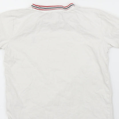 NEXT Boys White   Ringer T-Shirt Size 7 Years