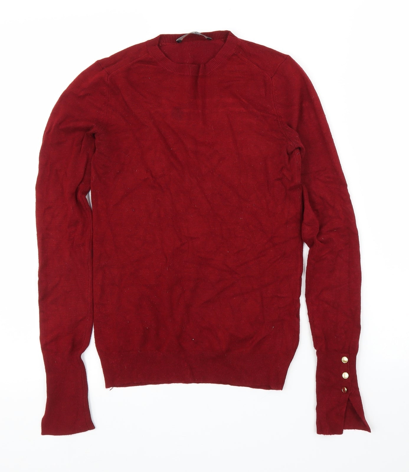 Womens UK Size S Zara Purple Pullover Jumper