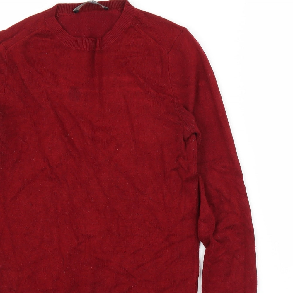 Womens UK Size S Zara Purple Pullover Jumper