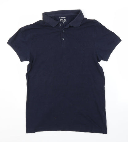 George Mens Blue    Polo Size M