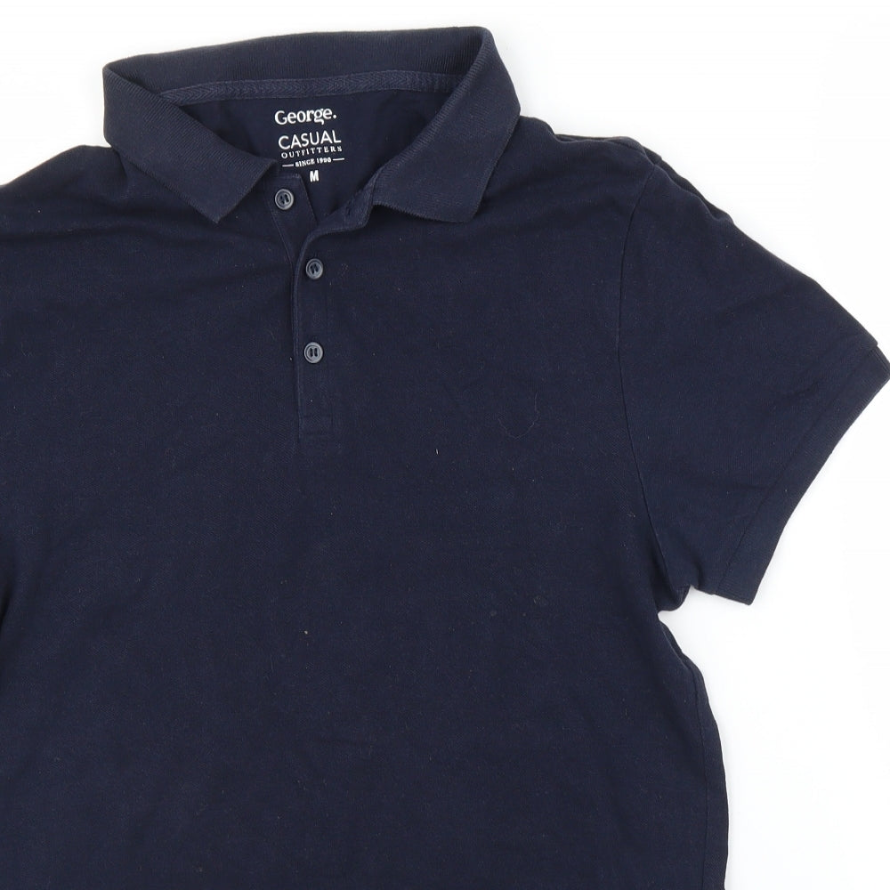 George Mens Blue    Polo Size M