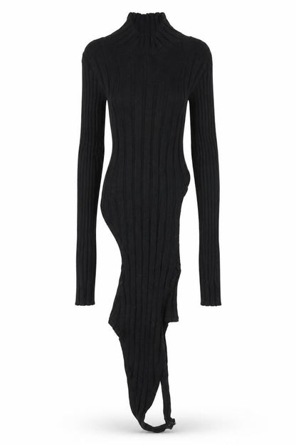 Womens UK Size 8 Missguided One-Piece Black Leotard