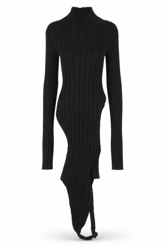 Womens UK Size 8 Missguided One-Piece Black Leotard