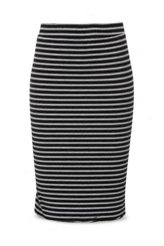 Primark Womens Black Striped  Straight & Pencil Skirt Size 8