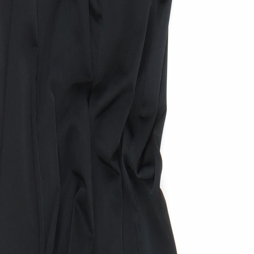 PRETTYLITTLETHING Womens Black   A-Line  Size S  - Split down front