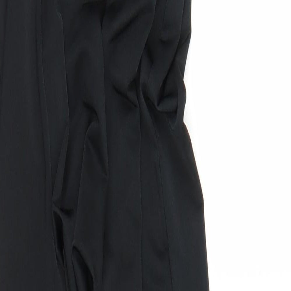 PRETTYLITTLETHING Womens Black   A-Line  Size S  - Split down front