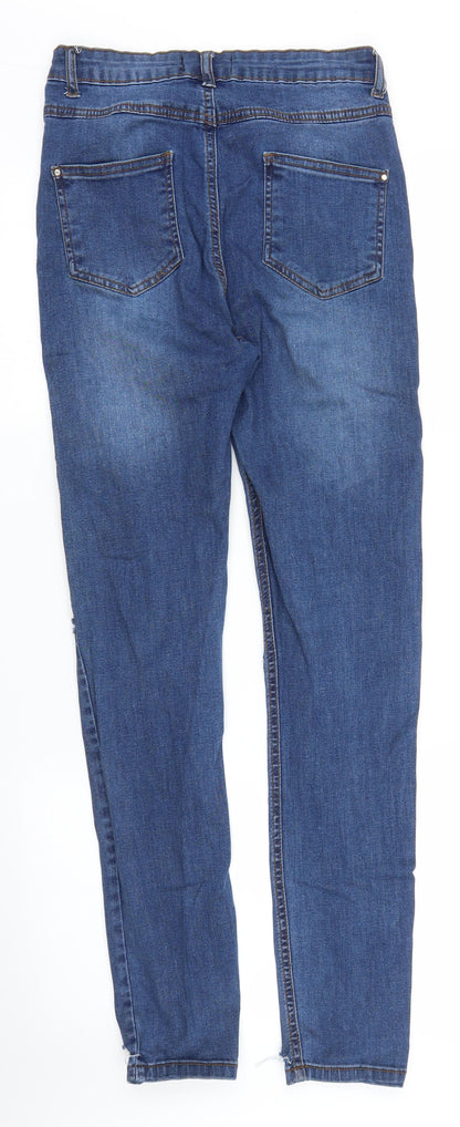 Select Womens Blue  Denim Skinny Jeans Size 12 L27 in