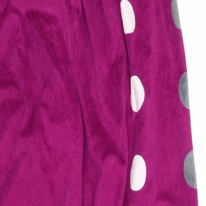 Preworn Womens Purple Polka Dot  Chemise Pyjama Pants Size L