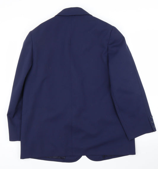 EX Womens Blue   Jacket Suit Jacket Size 16