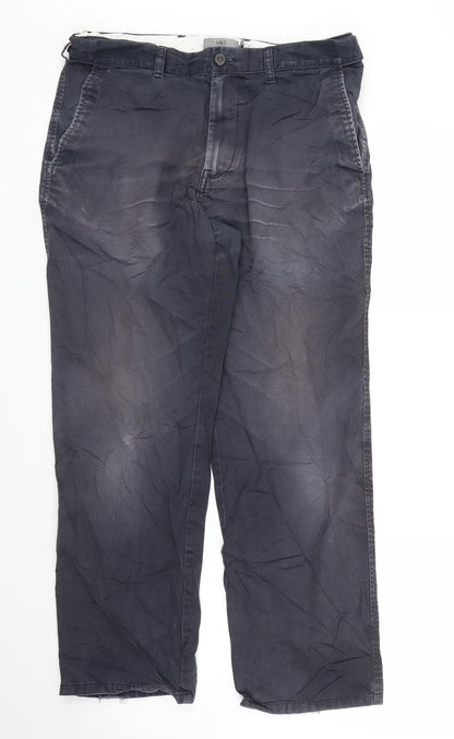 M&S Mens Blue   Straight Jeans Size 34 in L26 in