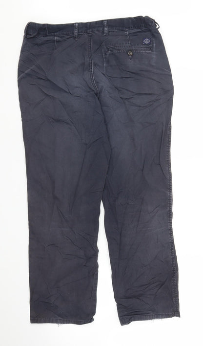 M&S Mens Blue   Straight Jeans Size 34 in L26 in