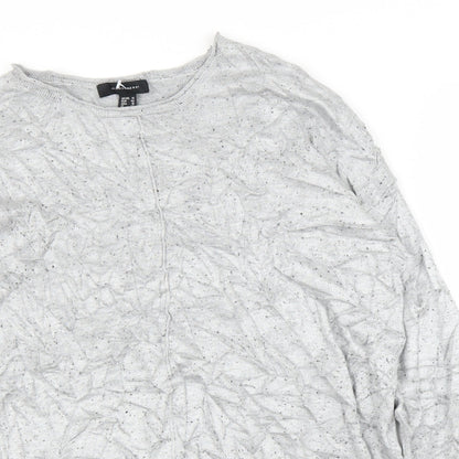Primark Womens Grey   Pullover Jumper Size 4