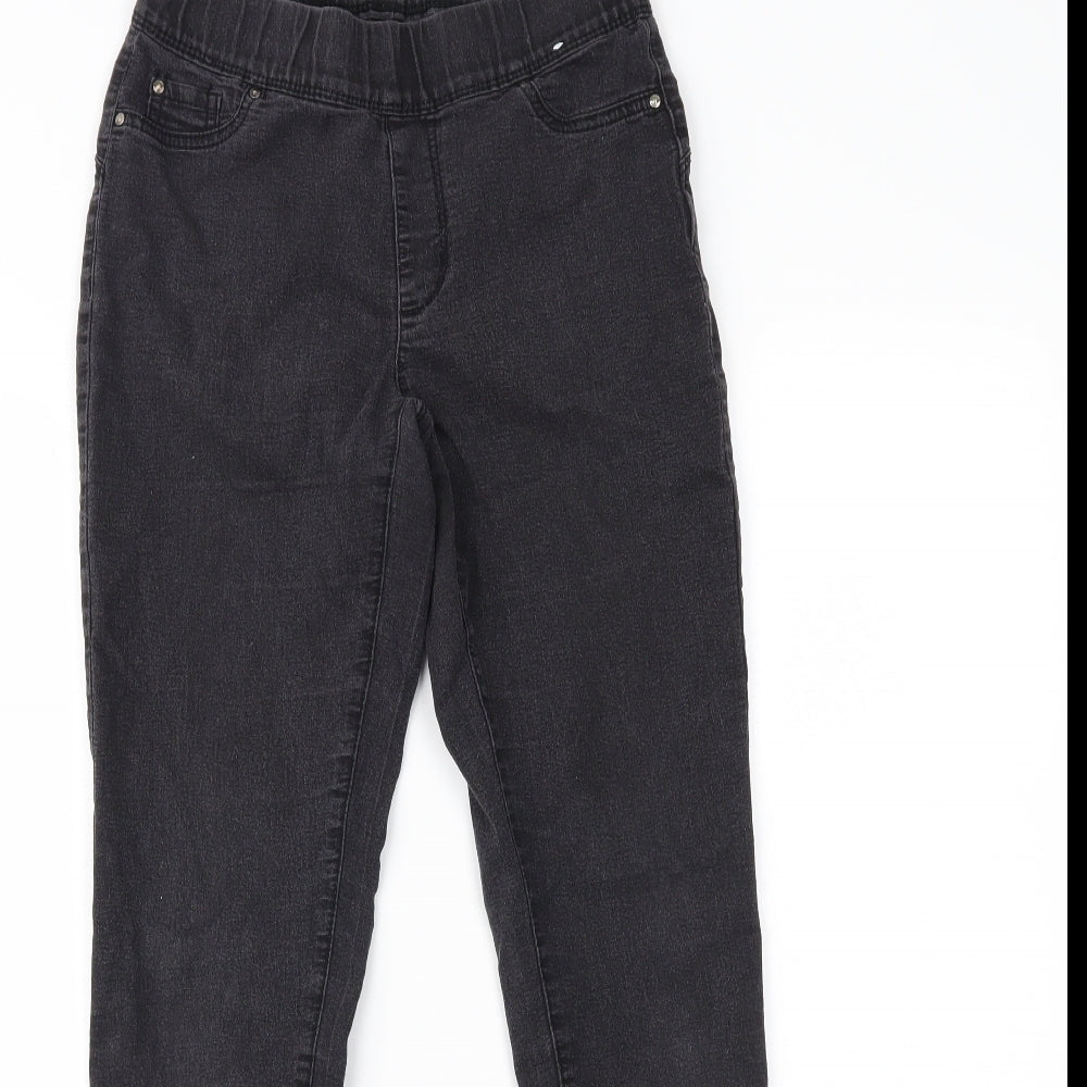Primark Womens Black  Denim Jegging Jeans Size 8 L26 in