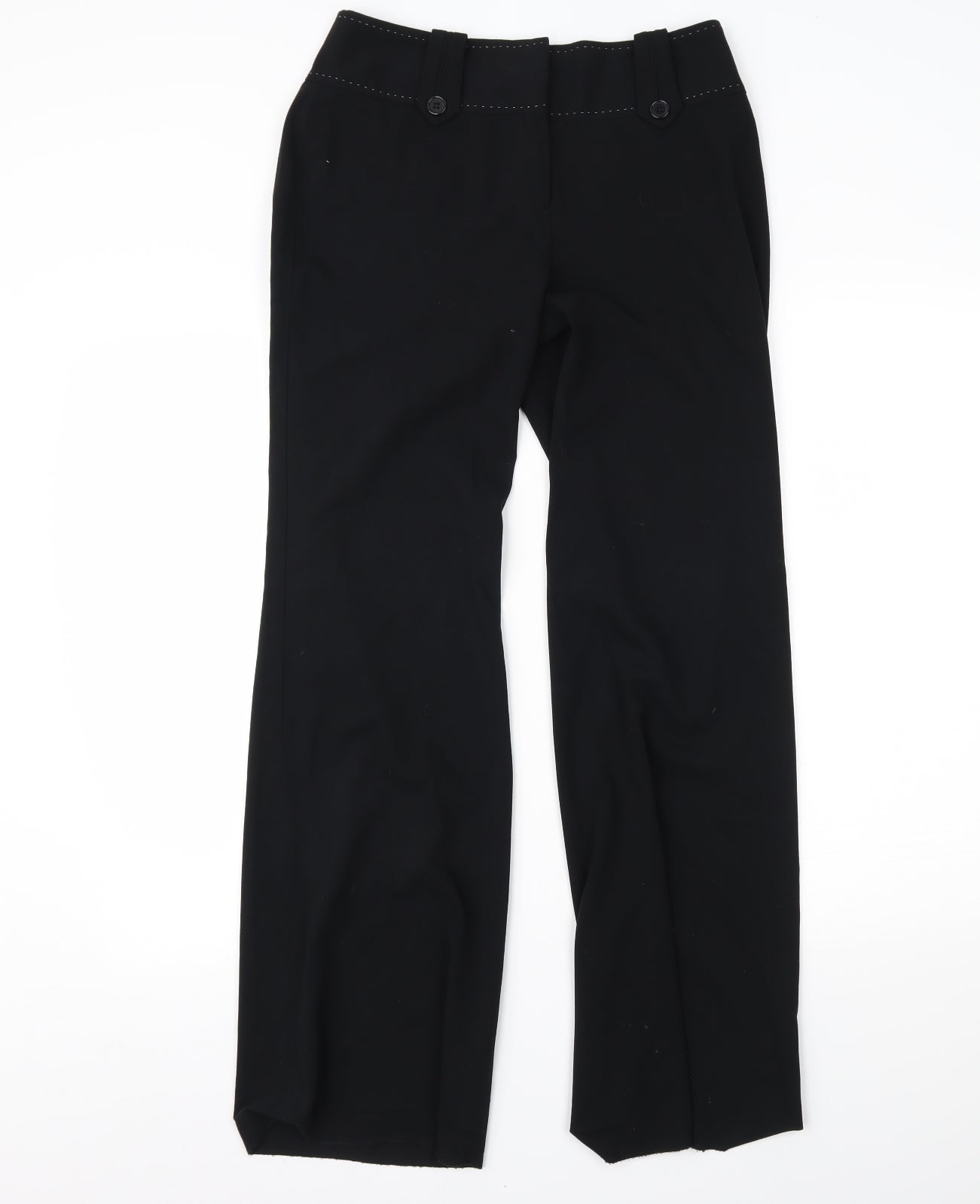 Womens UK Size 8 NEXT Regular Fit  Black Trousers