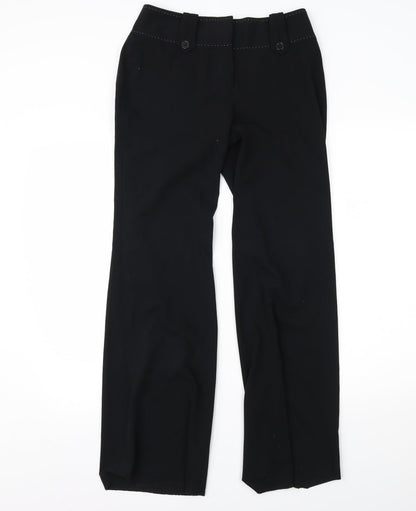Womens UK Size 8 NEXT Regular Fit  Black Trousers