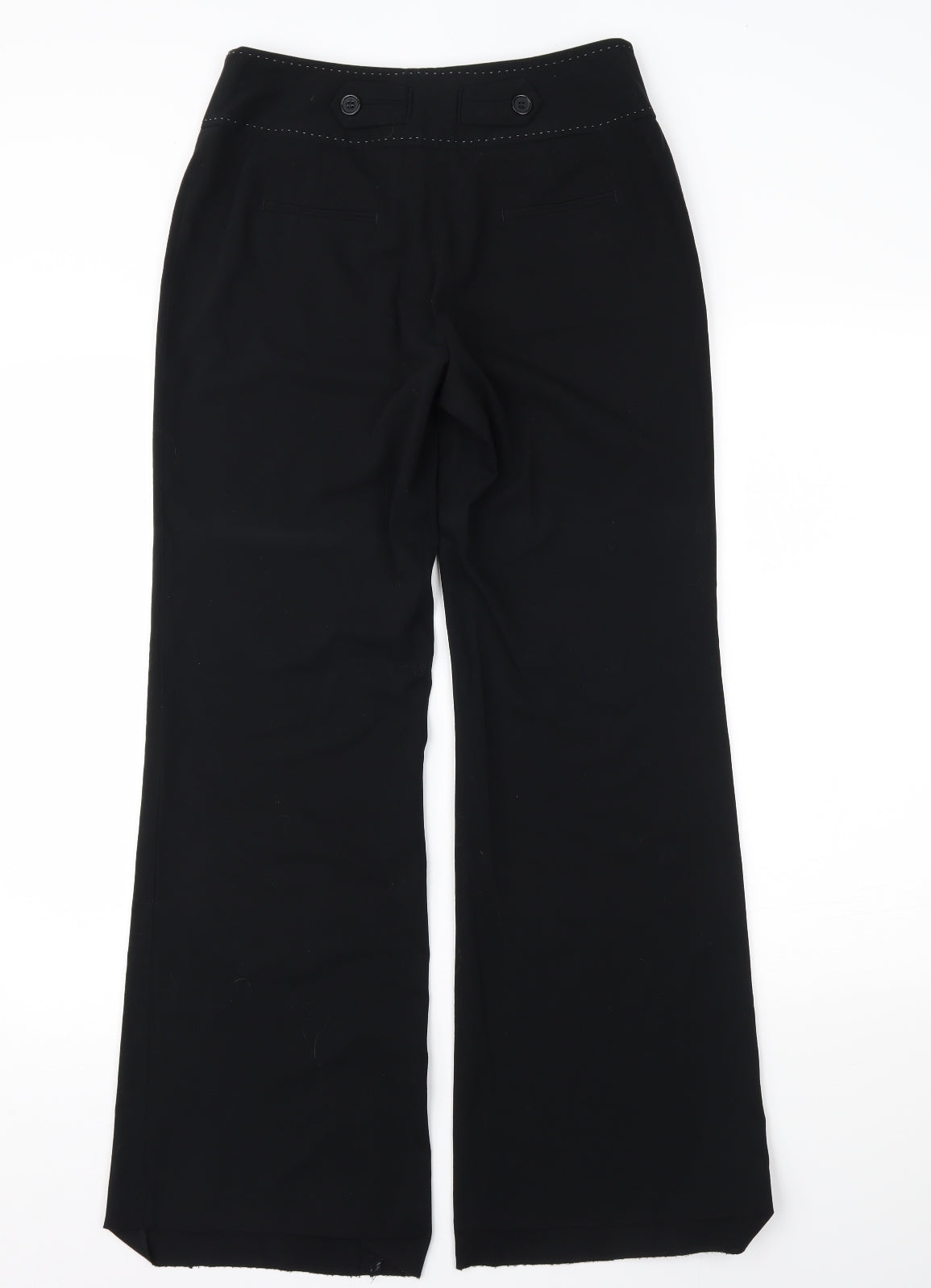 Womens UK Size 8 NEXT Regular Fit  Black Trousers