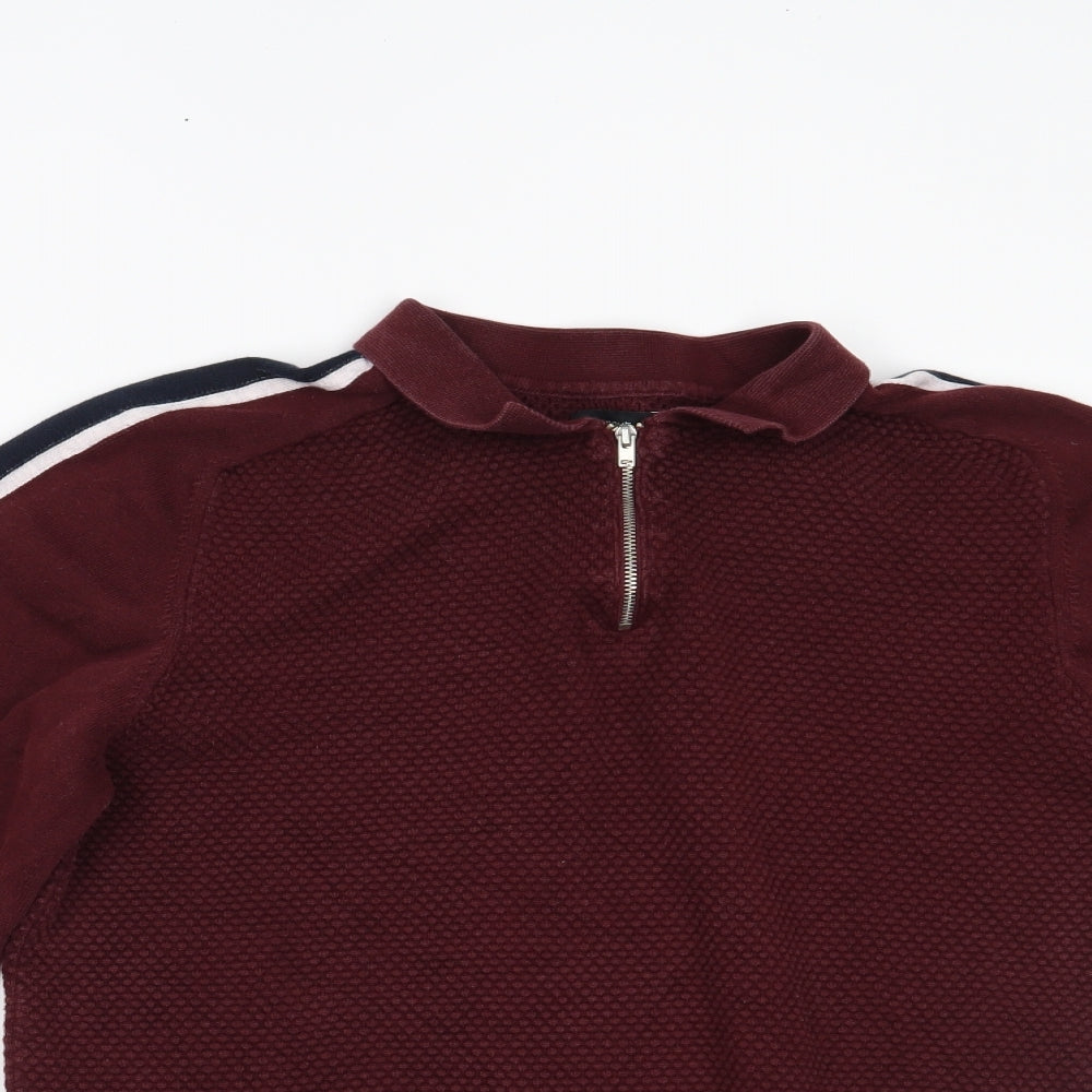 NEXT Mens Red   Pullover Jumper Size M