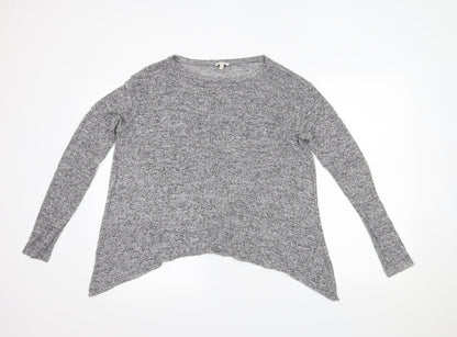 Womens UK Size 12 River Island Grey Basic Blouse