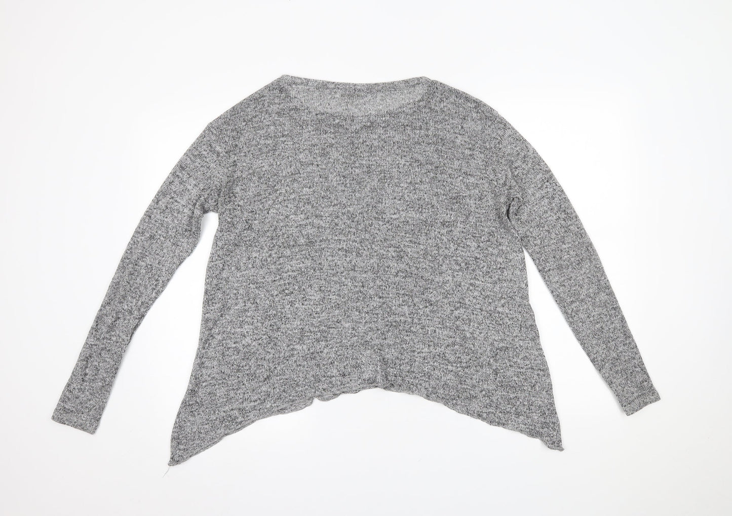 Womens UK Size 12 River Island Grey Basic Blouse